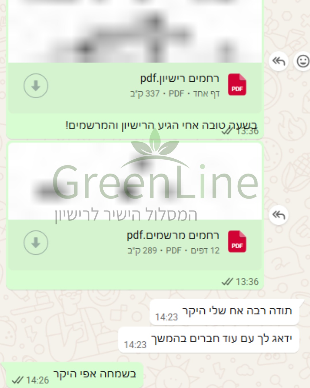 המלצת לקוח אמיתית — רחמים: תודה רבה, אביא עוד חברים בהמשך