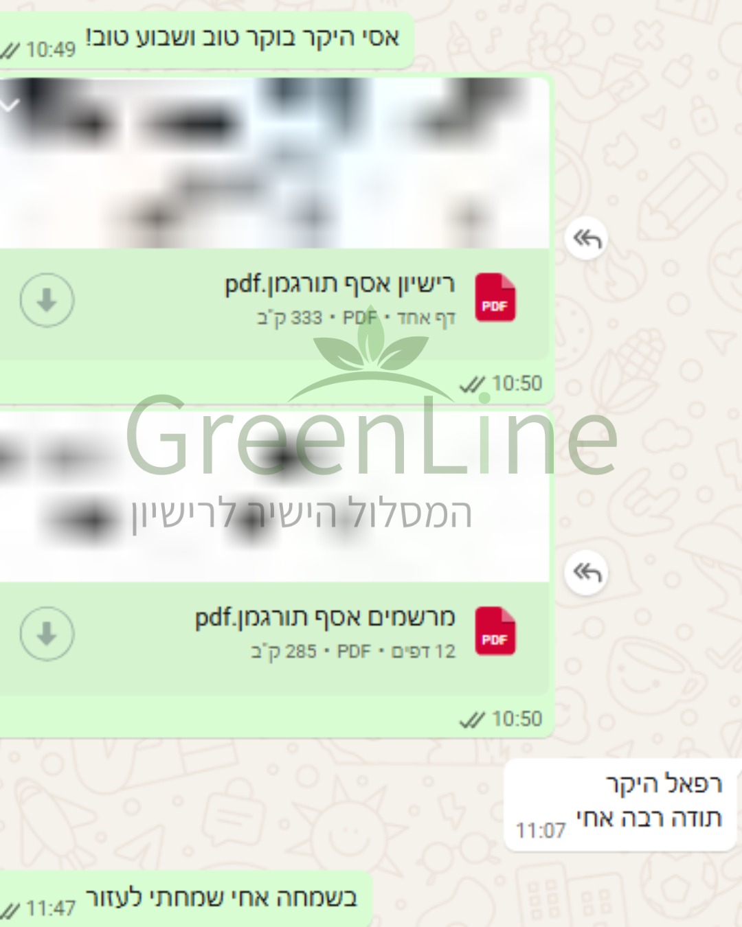 המלצת לקוח אמיתית — אסף: תודה רבה על השירות
